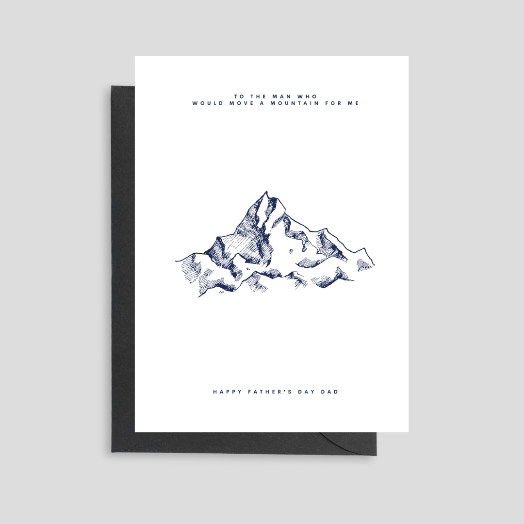 Father's Move A Mountain Card