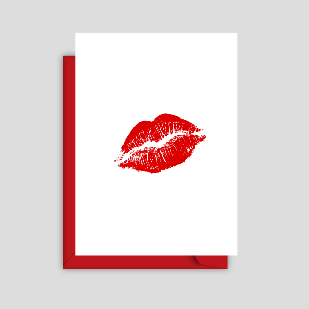 Kiss Mark Card