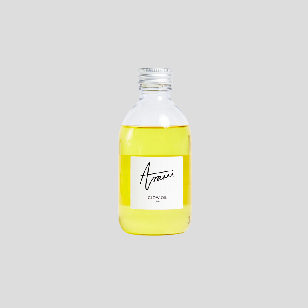 Arami Glow Oil 250ml bottle - nourishing skincare gift ideas for women birthday valentine's day