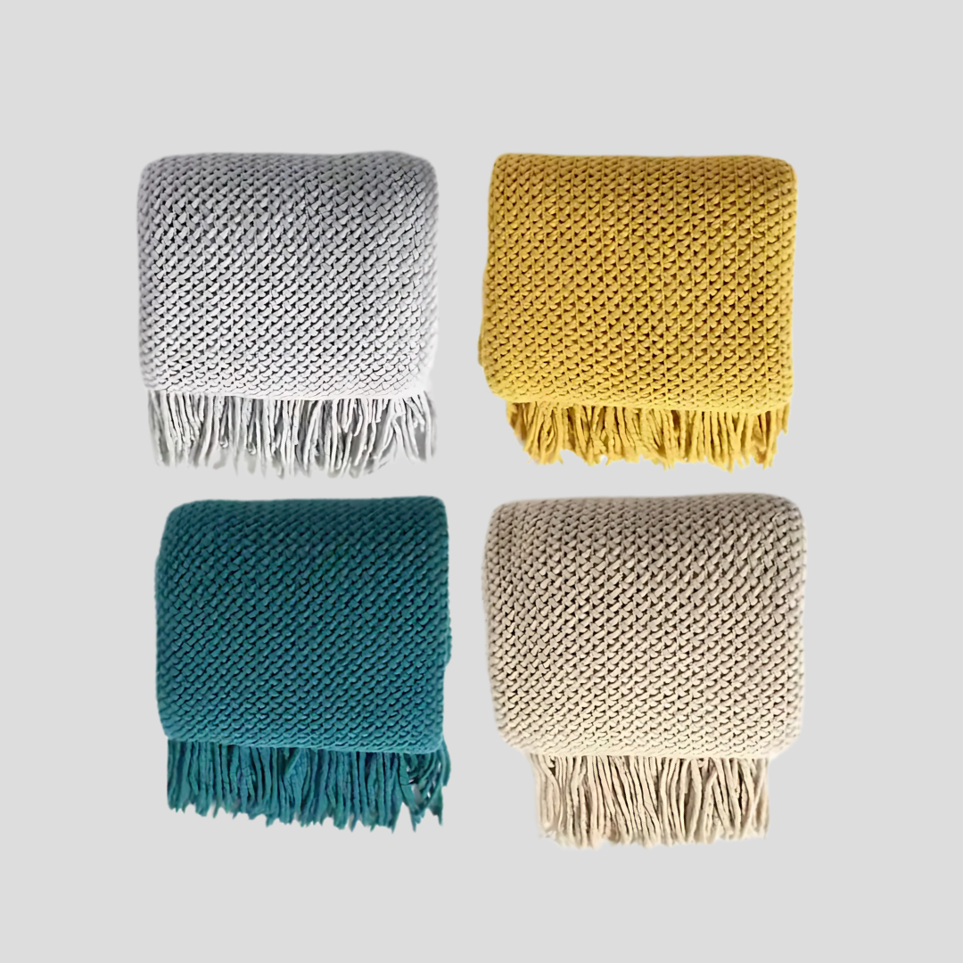 Soft throw blanket available in multiple colors - cozy gift ideas for women birthday valentine's day
