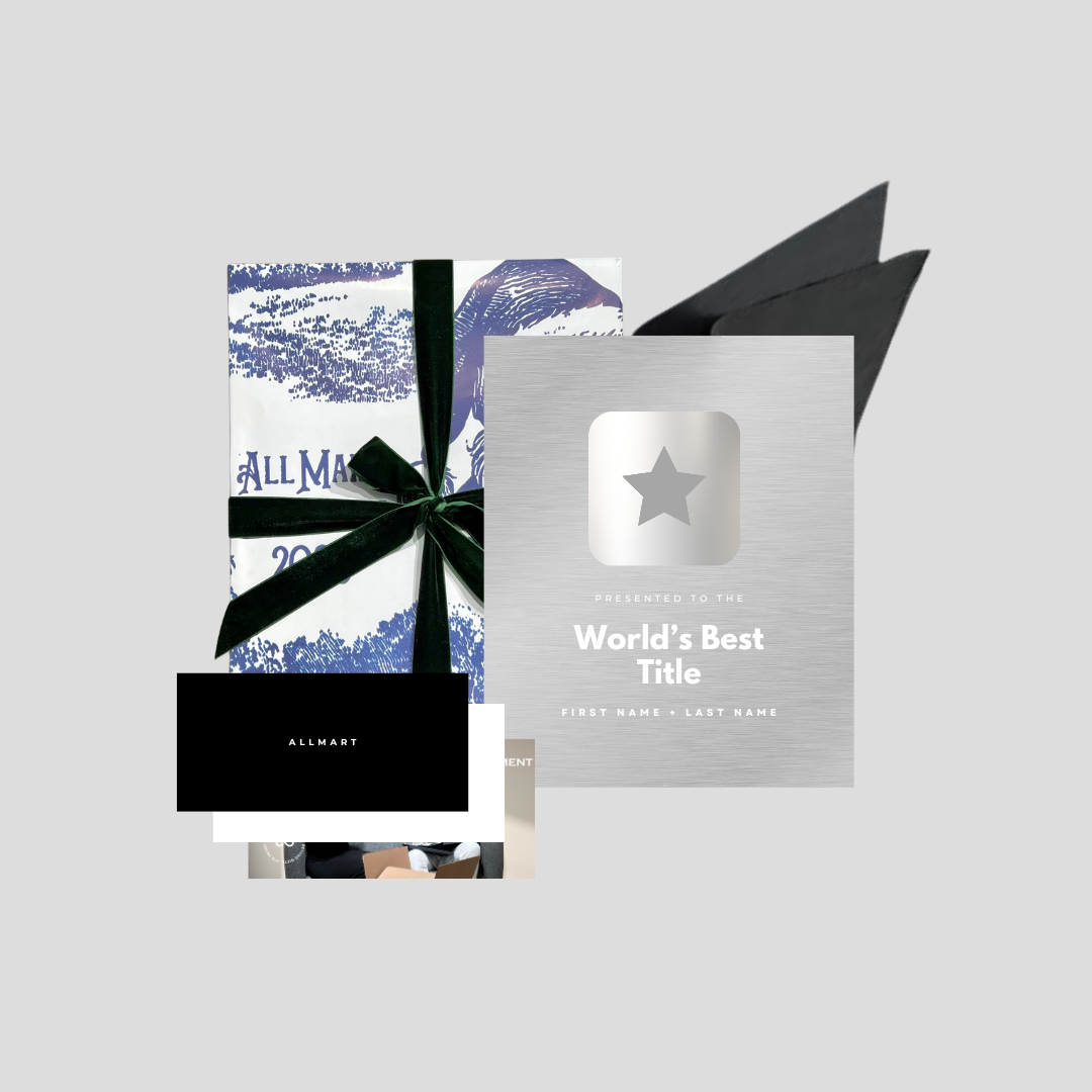 The Award Plaque (9” x 11”)