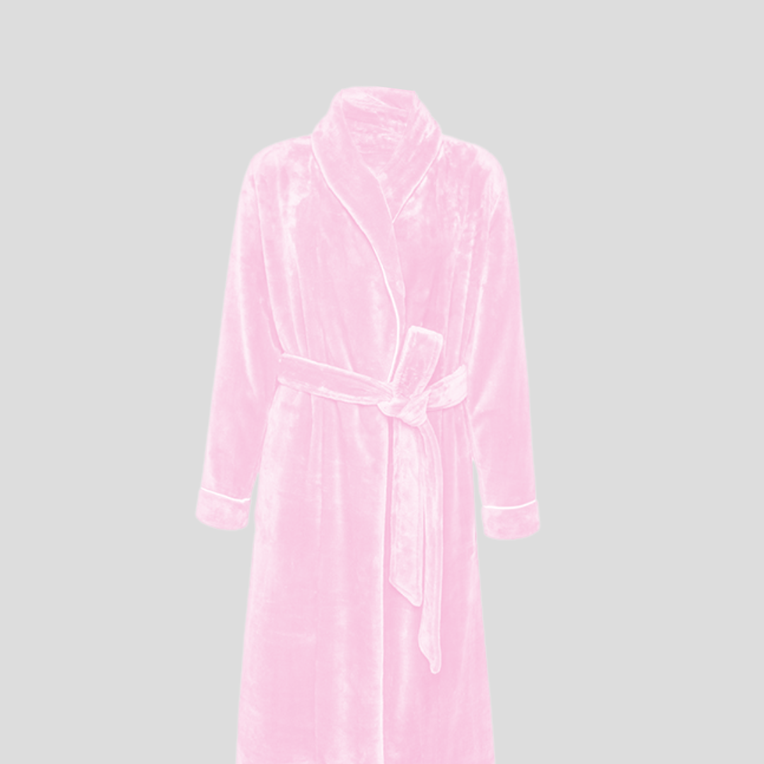 Fleece Robe Pink