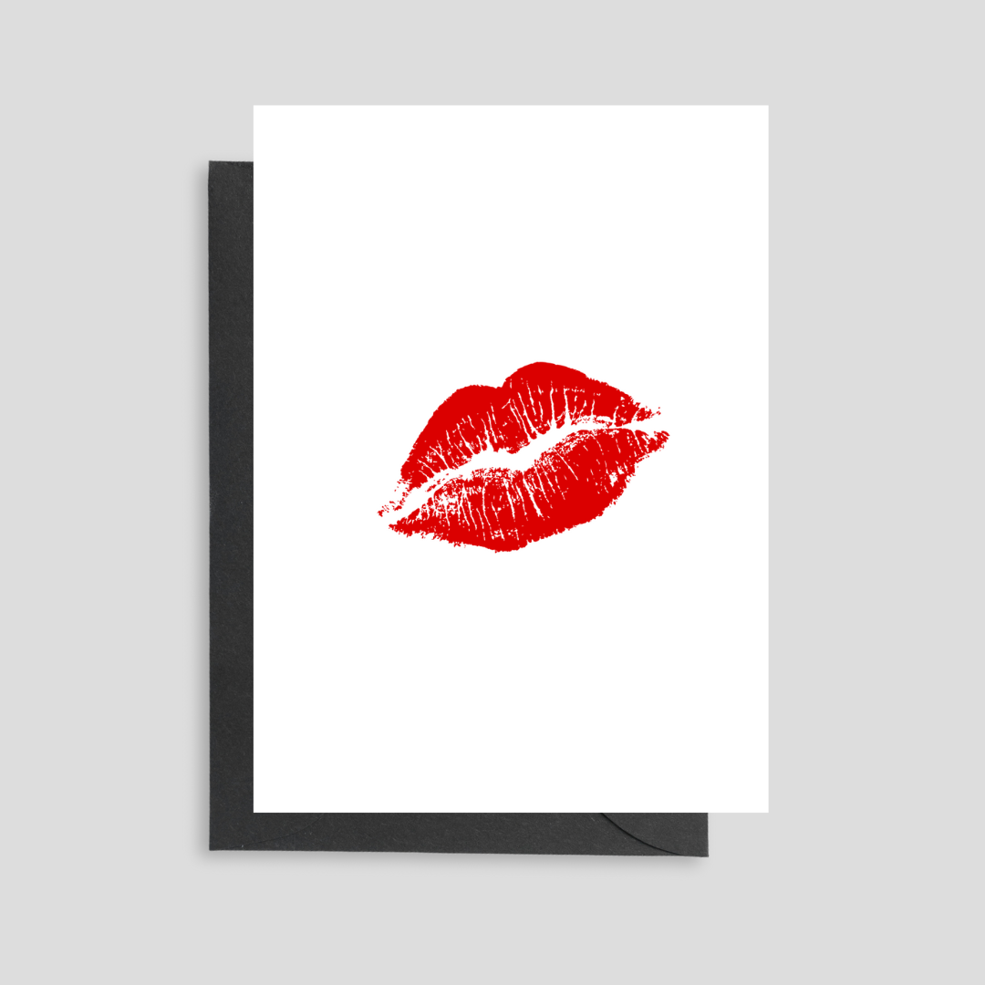 Kiss Mark Card