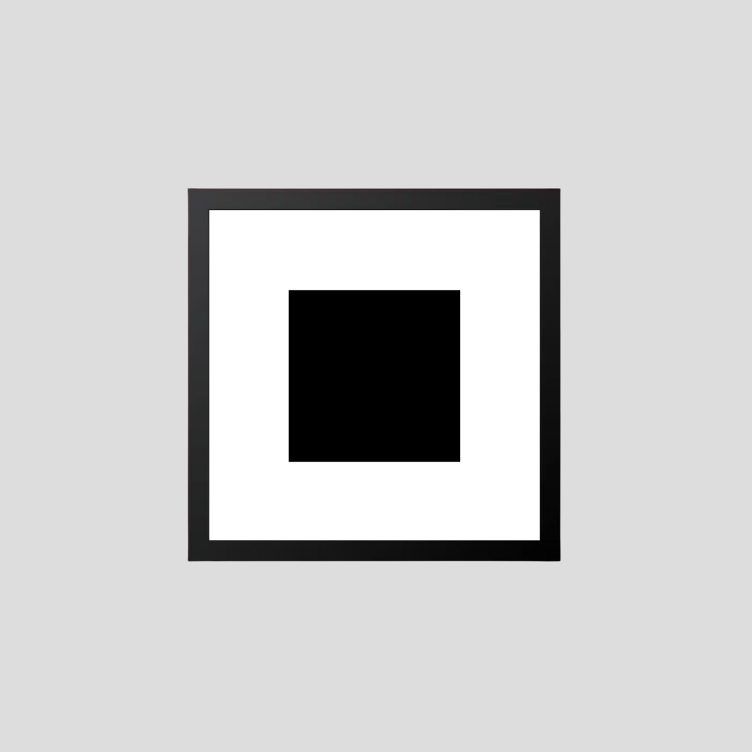 Black 8x8 square picture frame with custom photo printing, perfect gifts for men and boyfriends