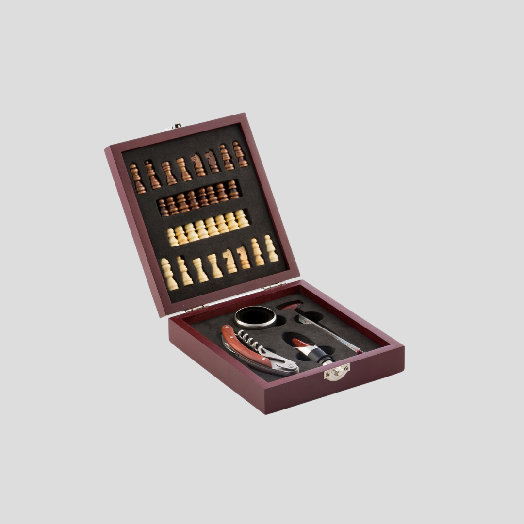 Chess piece wine opener combining strategic design with functional bottle opening, perfect gifts for men