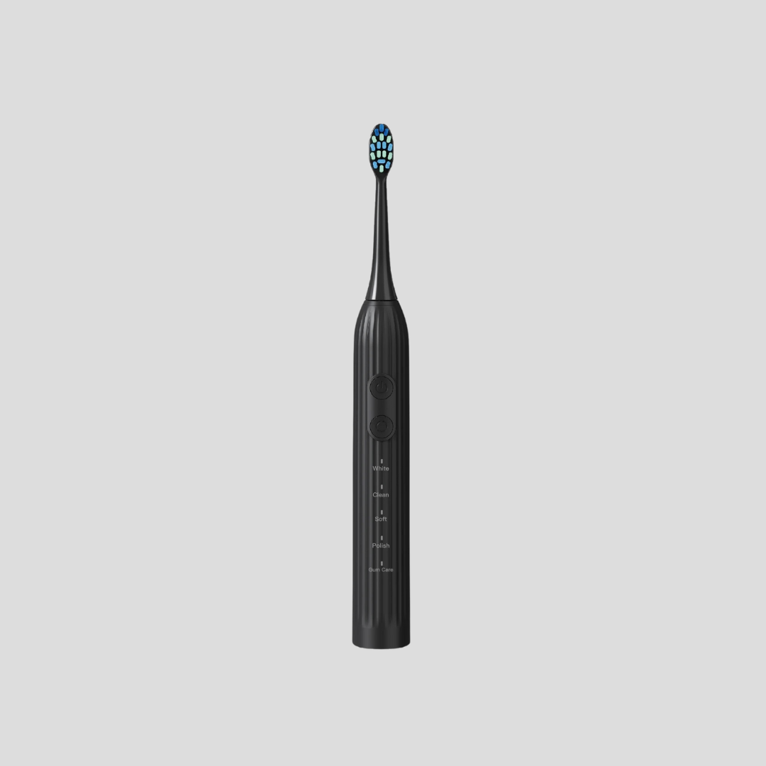 Premium electric sonic toothbrush set with travel case and extra brush heads - perfect health gifts for men on valentine's day
