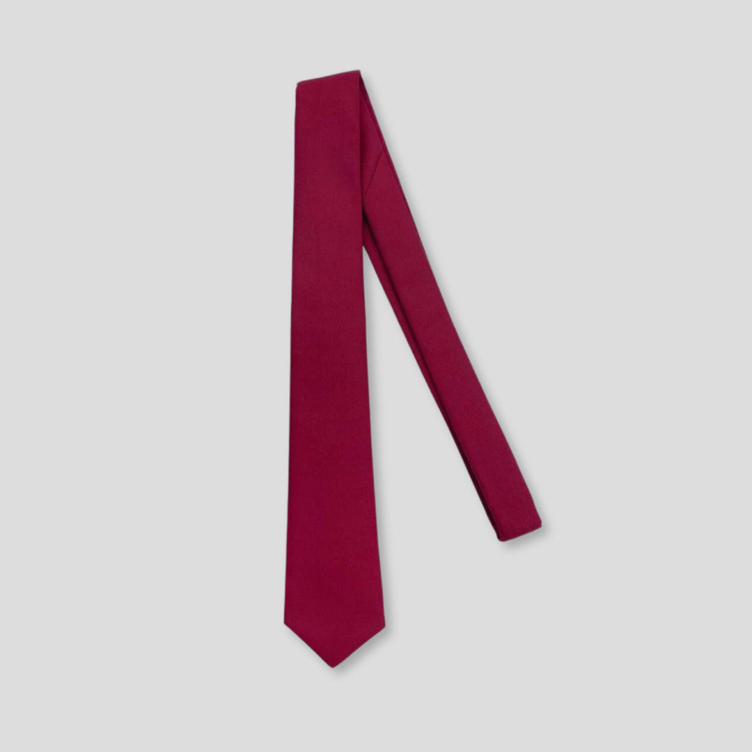 Plain Necktie + Pocket Square (Select a Colour)