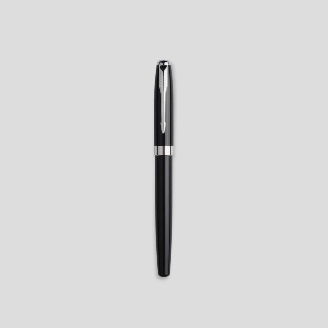 Premium black pen with protective case and refill, perfect gifts for men and business professionals